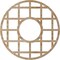 Ekena Millwork O'Neal Wood Fretwork Pierced Ceiling Medallion, Red Oak, 28"OD x 10 1/8"ID x 3/8"T CMWP28X28X0375ONRO - alternate 2